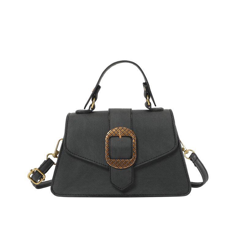 Este año popular bolso de brazo 2024 nueva moda francesa hebilla de cinturón decoración de hombro mochila retro bolso de hombro