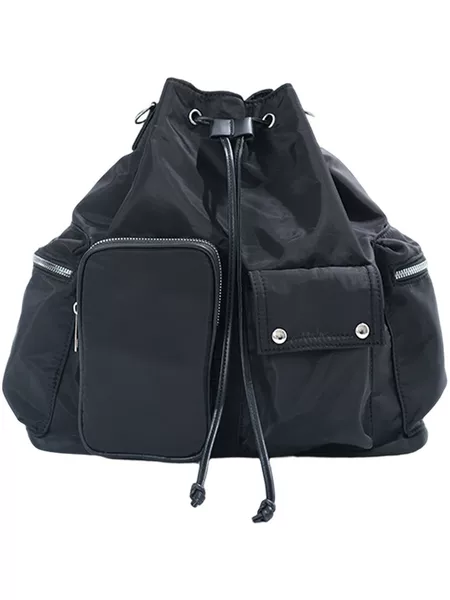 Korean-Style Niche Large-Capacity Multi-Pocket Short-Distance Business Trip Travel Backpack 2026 New Versatile Drawstring Hiking Bag Trendy
