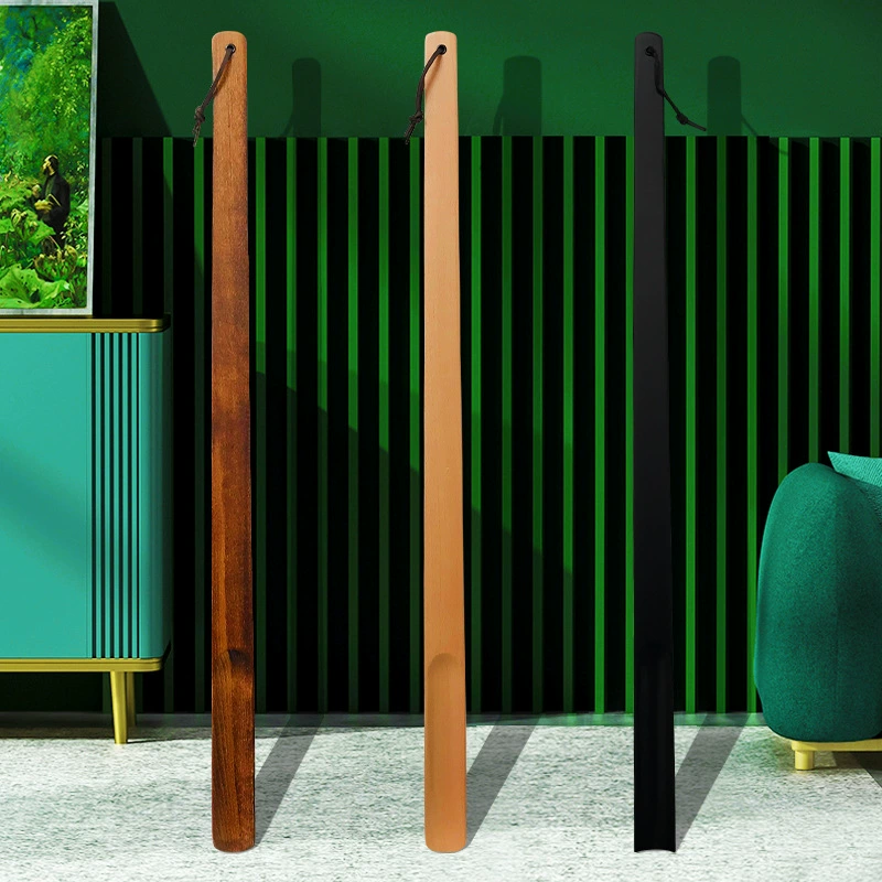 Удлиненная обувь 78 см для пожилых людей без сгибания над аксессуарами, подвесное устройство для подъема обуви из цельного дерева с длинной ручкой для беременных женщин домашний рожок для обуви