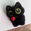 3# Red Bell-Little Black Cat Pendant