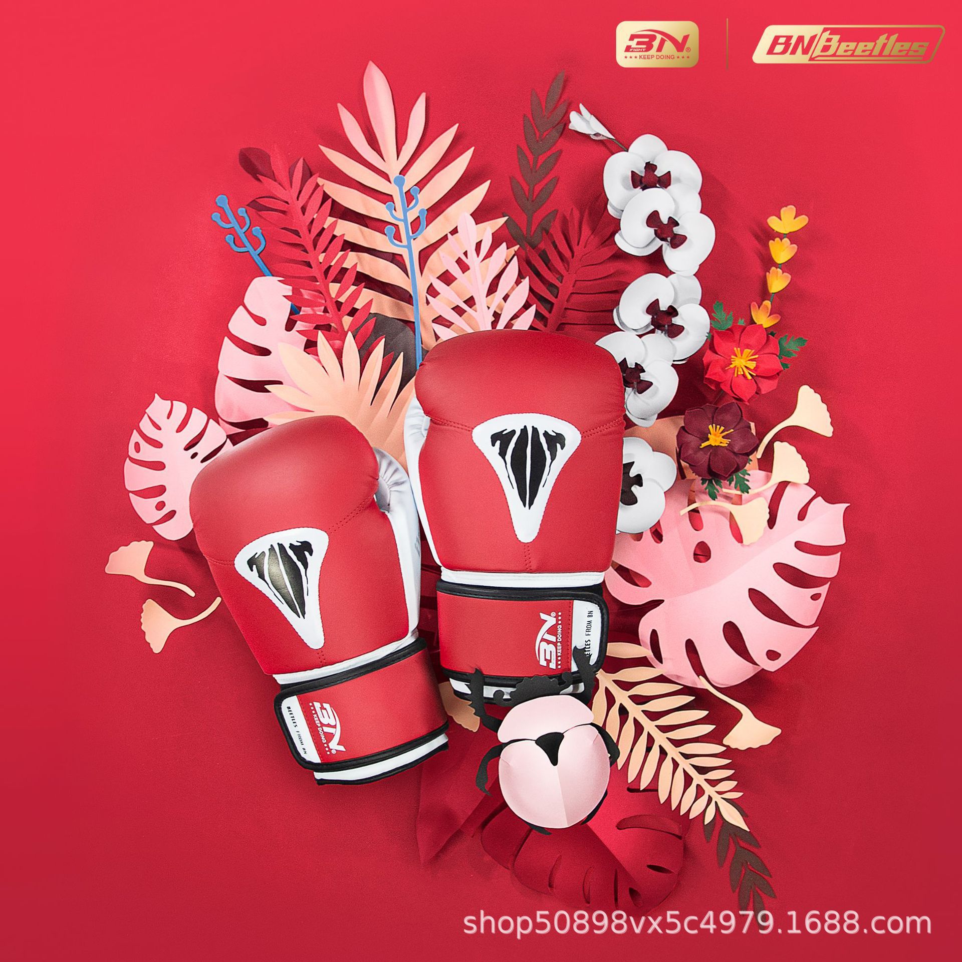 BN Boxing Gloves Muay Thai Men's and Women's Fighting Kits Adult 8oz10OZ12OZ Sanda Training Professional Sandbags