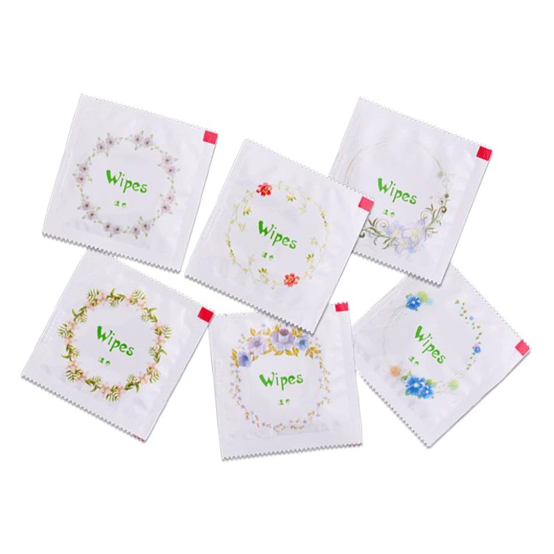 Универсальные салфетки для рук небольшой мешок Рекламные салфетки индивидуальный логотип для печати индивидуальные салфетки для пародии творческой личности