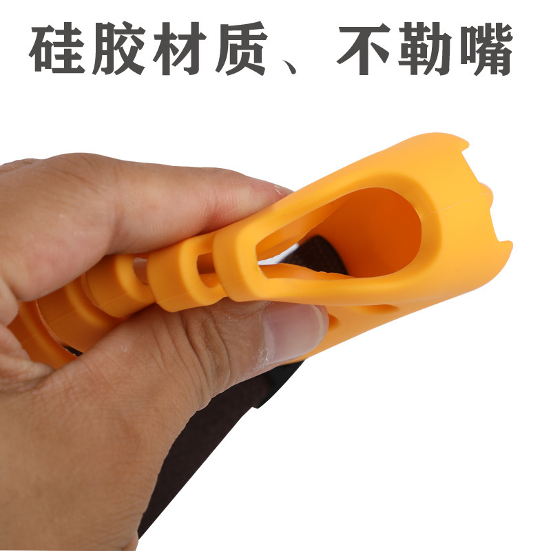 Bozal de silicona para perros mediano/grande, modelo rinoceronte, antimordida – Mayorista de Yiwu image 6