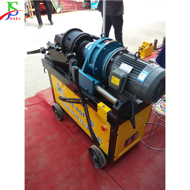 Máquina de roscar automática hidráulica hilo recto rebar máquina de laminación eléctrica de escritorio cabeza de hilo recto que forma la máquina