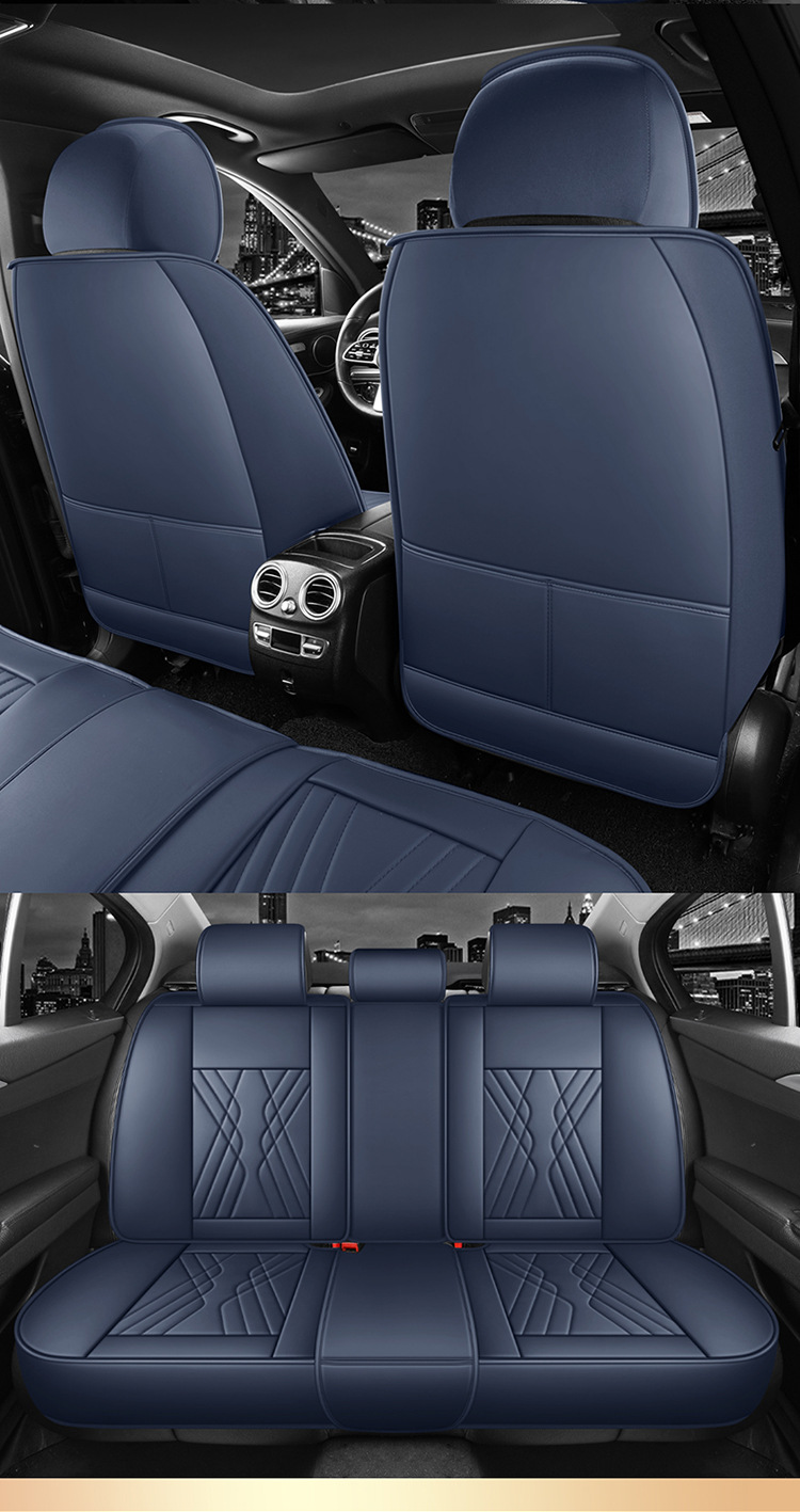 25 New Car Seat Cushions, Universal for All Seasons, Fully Surrounded by Nappa Leather Car Cushions, Five-Seater Car Cushions and Seat Covers for Drop Shipping