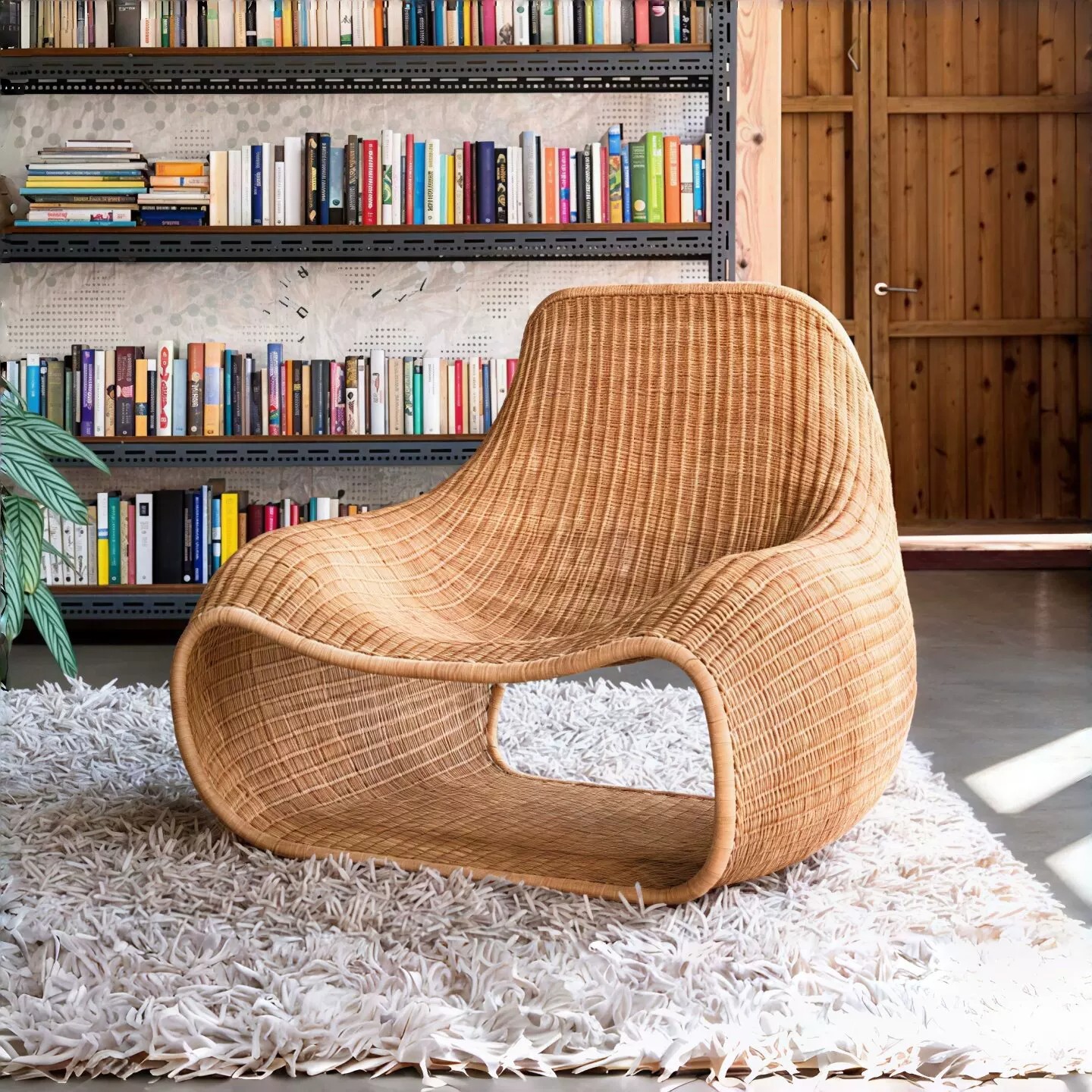 Southeast Asian outdoor rattan sofas, homestay indoor rattan chairs, leisure furniture, Nordic minimalist hotel model rattan art