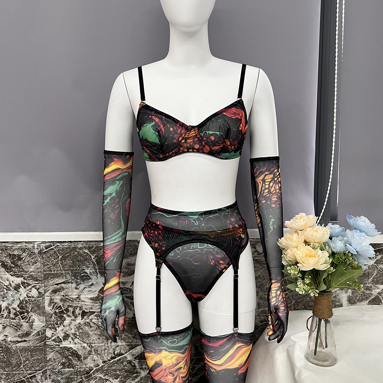 105g Weight Sexy Feel Of Sensation Sleeveless Sleeve Length Sexy Lingerie Lingerie Type Polyester Fabric Type Sexy Lingerie Sets Sets Type 1 Set Quantity Indoor, Home, Honeymoon Occasion Strap Neckline Color Block Pattern All Seasons Season Women's Gender Sexy Style Women's Sexy Color Block Sexy Lingerie Sets Indoor Home Honeymoon Sexy Lingerie 52