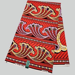 �F؛����ȫ��ϞȾ�����l����Cotton African Wax Fabric6�aϞ��