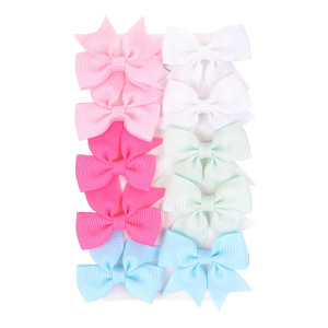 Juego de horquillas con lazo de cola de milano para niños de estilo caliente de Amazon, lindo y versátil, horquilla diaria para niñas europeas y americanas 323