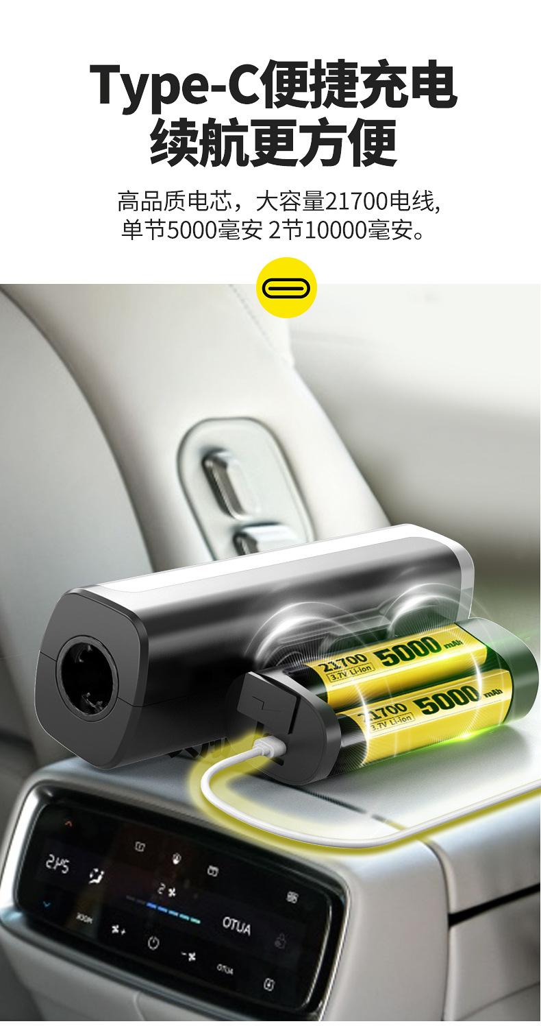 Cross-Border Wireless High-Pressure Car Wash Water Gun, Household Folding High-Power Car Wash Machine, Fully Automatic Lithium Battery Car Wash Gun Wholesale
