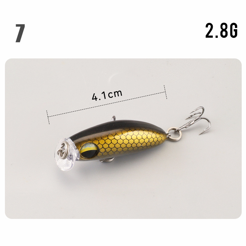 7 escamas de pescado de oro negro (4,1cm2,8g)