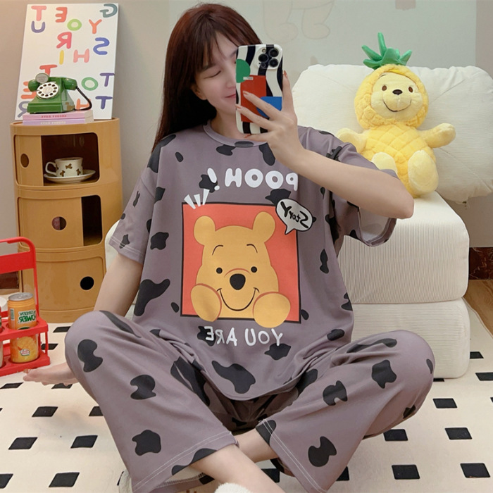 Pijamas nuevos pajamas de verano para mujeres pijamas cortos y largos Mickey ropa para el hogar comercio exterior transfronterizo sudeste asiático