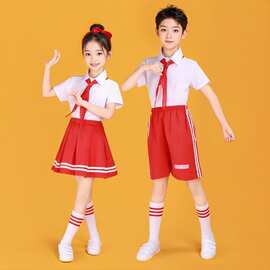 儿童六一大合唱合唱演出服中小学生朗诵幼儿园诗歌朗诵表演服装