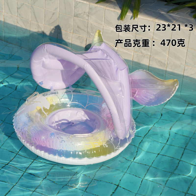 Fishtail with canopy starry sky purple