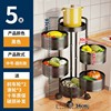 Rotating kitchen, universal multilayer corner frame, basket, storage system