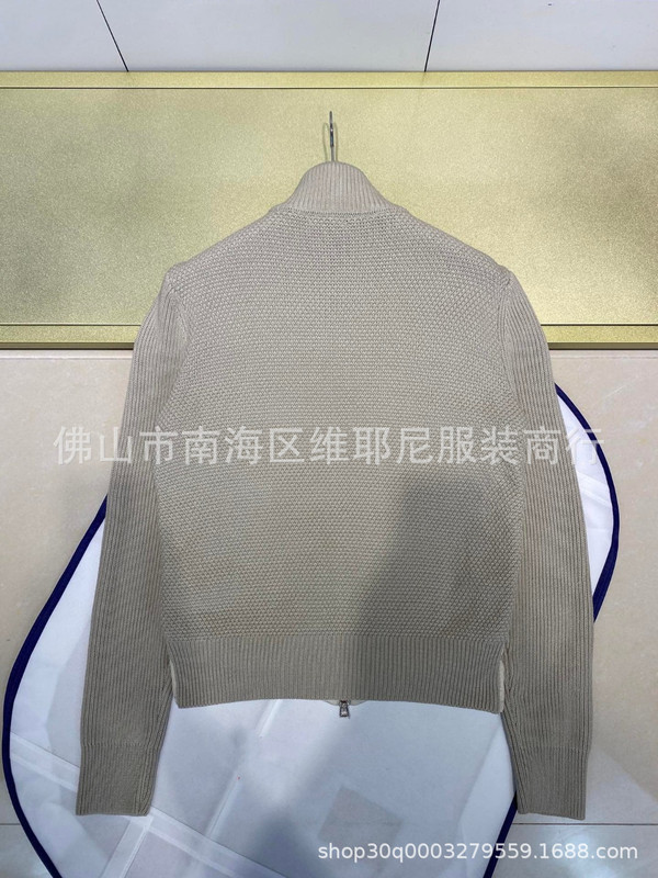 正确版 NFC芯片 M家秋冬新款皮标针织拼接羽绒服百搭英伦潮流外套|undefined