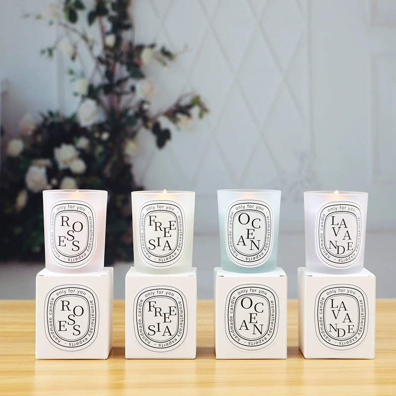 Fragrant candlefront sand four -color group ritual wedding ceremony, fragrance, European -style romantic candle lamp Prometheus