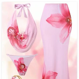 比基尼;三件套泳装;连体泳衣