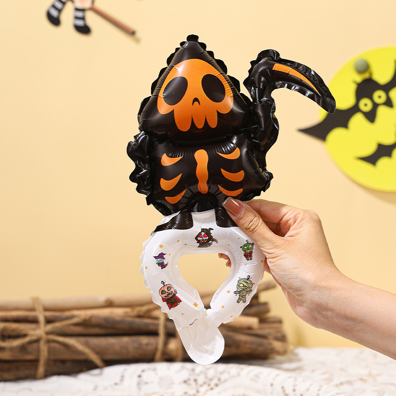 【新品】ハロウィーン装飾手首風船カボチャの雰囲気イベント写真撮影カード道具プレゼント|undefined