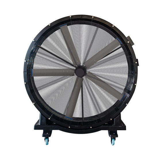 Mobile electric fan manufacturer Qixiang workshop large wind frequency conversion electric fan nationwide supply