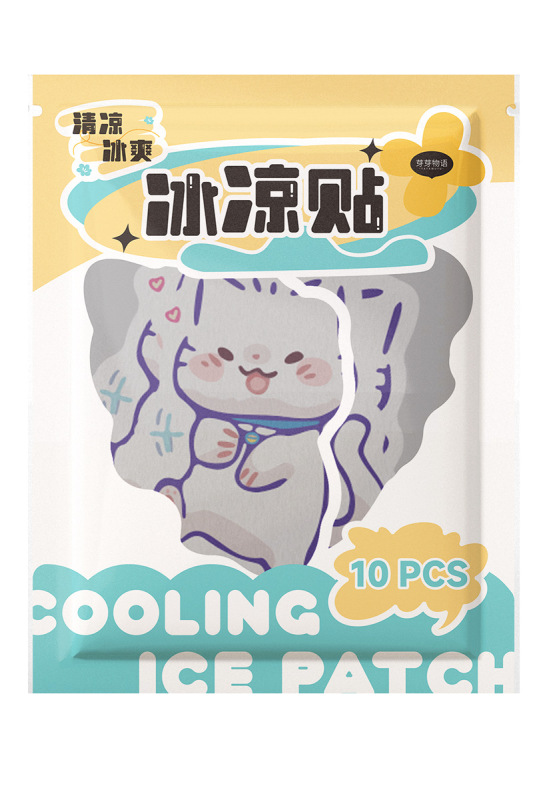 冷ややかな貼り付けの温度を下げる夏の氷貼りの学生の軍事訓練の清涼感貼り付けの授業の氷貼りの携帯電話の放熱貼り付けの卸売りの清涼感貼り付け|undefined