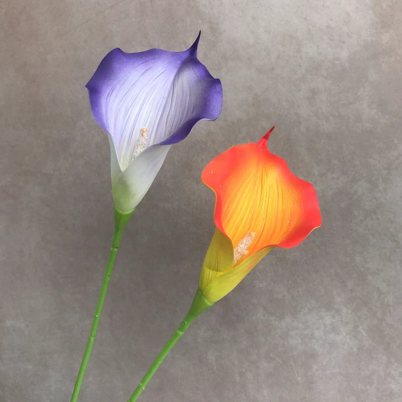 EV 단일 대형 칼라 꽃 홈 꽃병 장식 꽃 소품 가짜 꽃 웨딩 홀 호텔 꽃 소재