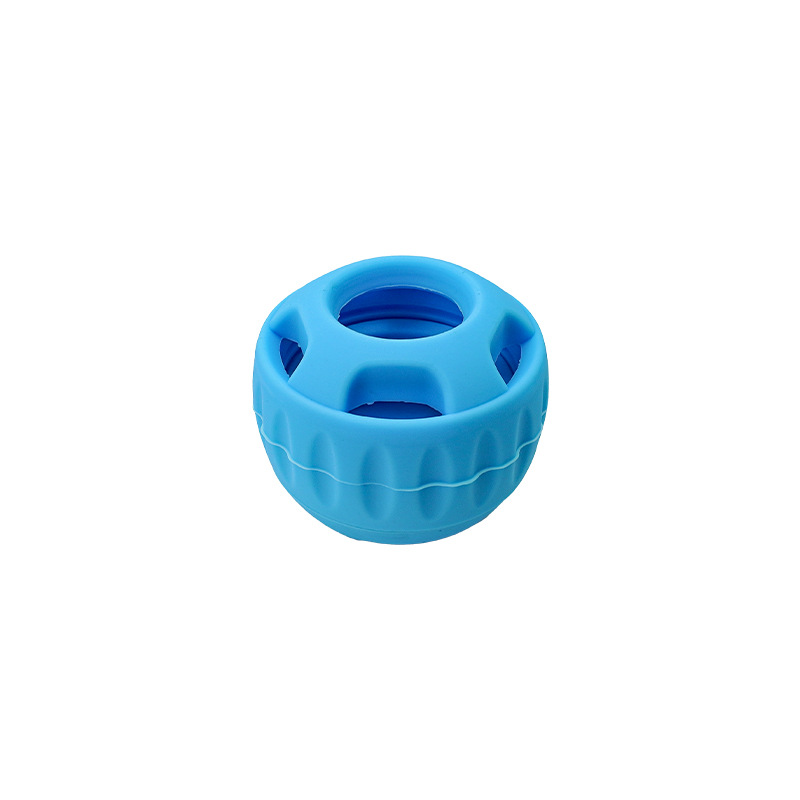 Juguetes interactivos transfronterizos para perros, reciclables, para practicar la fuerza de mordida, pelota de silicona para premios, regalo.