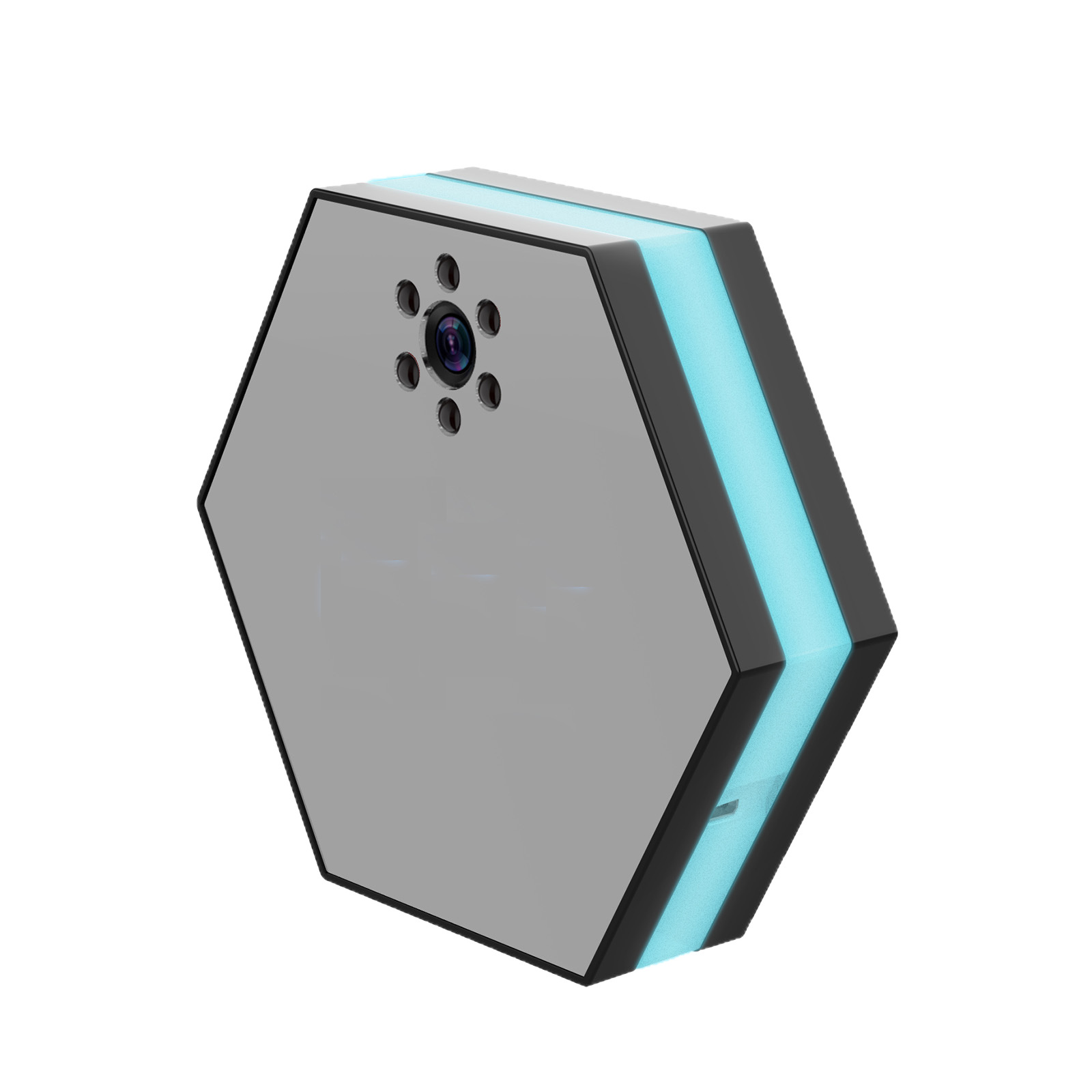 Cámara de vigilancia doméstica con visión nocturna transfronteriza, sin cables, se puede conectar a teléfonos móviles, cámara de seguridad interior, visión nocturna de gran angular