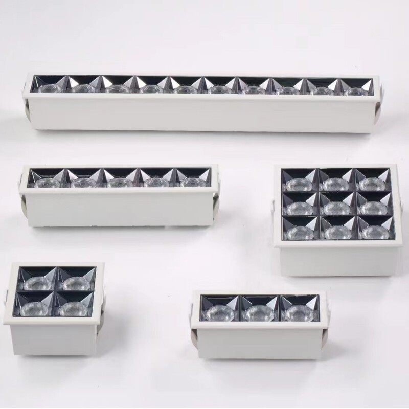 Line lamp Palace Lamp thick material die-casting downlight housing SMD5050 3 4 5 9 10 head lamp body accessories
