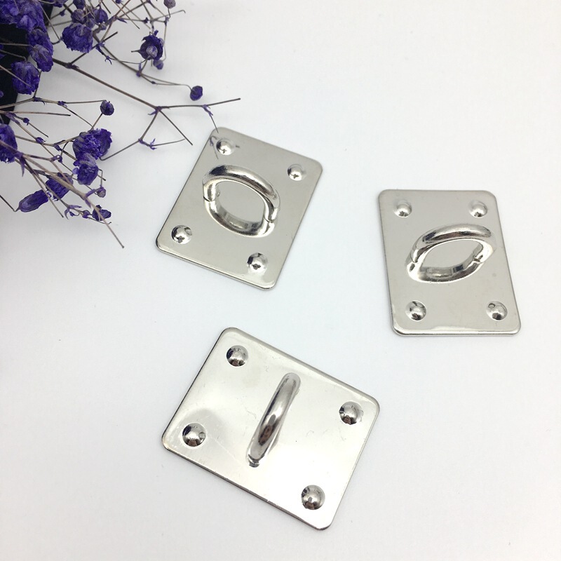 Suitable for Square mobile phone ponytail buckle tassel buckle iphone12 Apple x mobile phone case accessories accessories diy metal