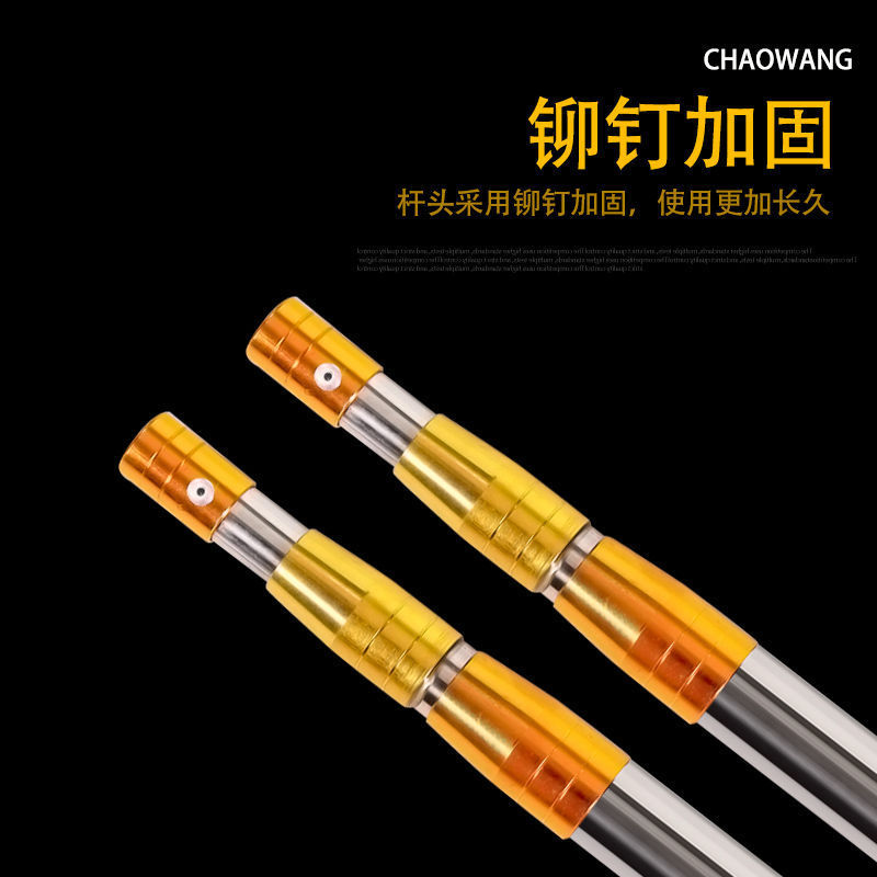 钓鱼抄网全套不锈钢抄网捞鱼网抄网杆伸缩杆可折叠抄网头加深网兜|undefined