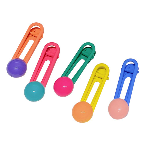 Korean new children's cute jelly bean hair clip cartoon clip children's side bangs hair clip sweet princess headdress