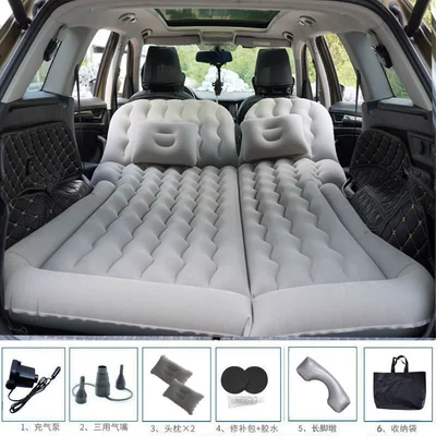 Bed Car Interior Supplies, Vehicle-mounted inflatable bed - gray-universal-long-pier