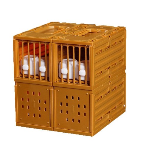 New plastic bird cage with embroidered eye and topknot, with grid cage, fast delivery, transport cage, media cage, convenient 
