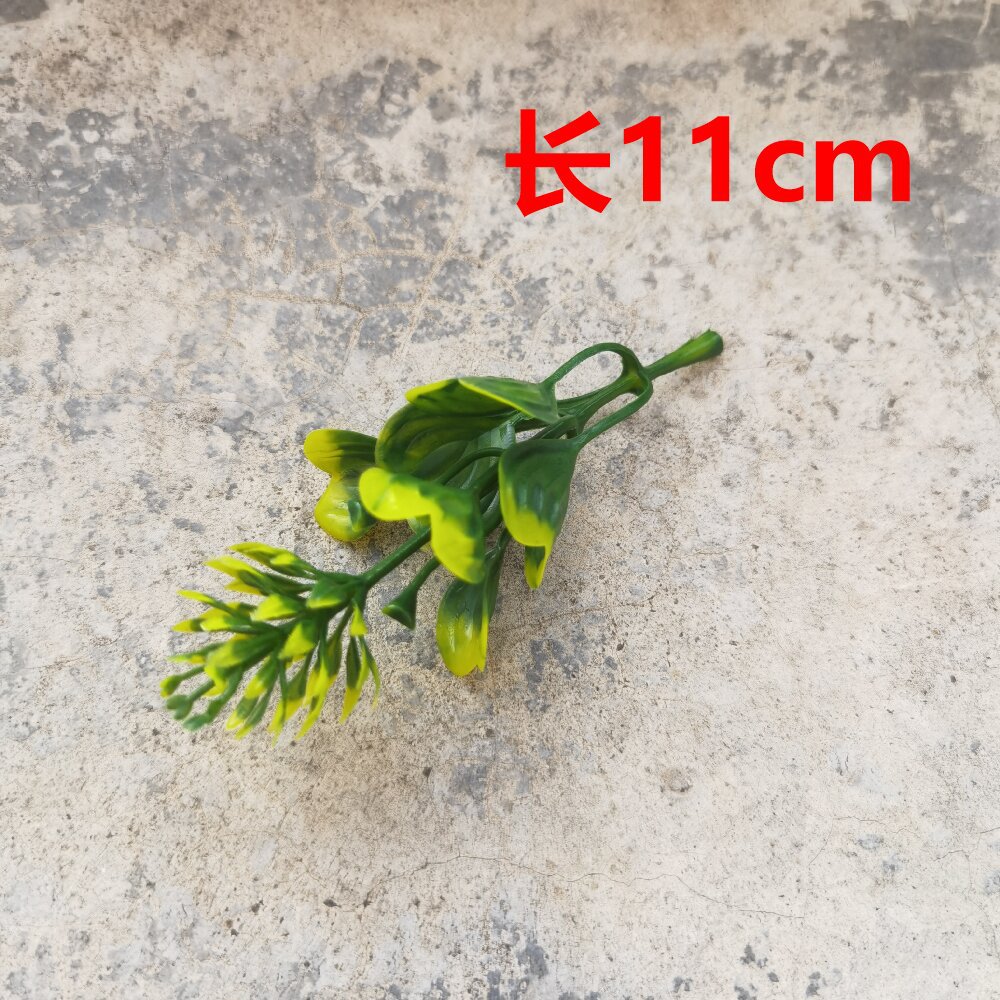 Imitación de hojas verdes hierba de agua hoja persa decoración de flores de boda pared flor de pecho accesorios de muñeca flores diy accesorios hechos a mano