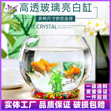圆球透明玻璃花瓶水培植物鱼缸简约创意生态水养绿萝花盆装饰摆件