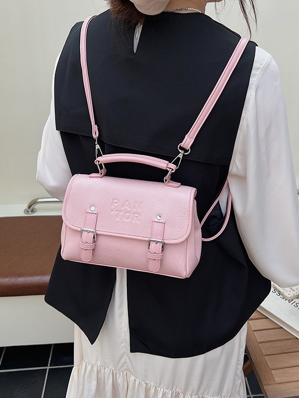 Bolso cuadrado pequeño de moda portátil para mujer 2025 nueva versión coreana de la mochila de moda Bolso bandolera de todo fósforo de nicho de alta gama