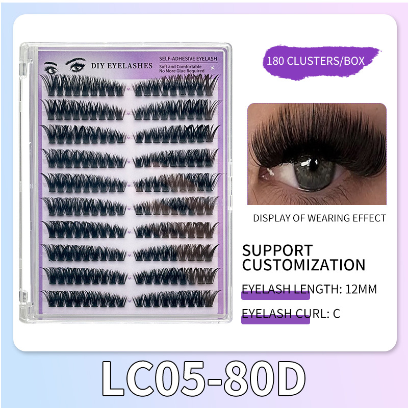 LC05-80D sin pegamento de 180 grupos (12mm)