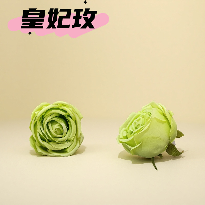 Simulation flower rose flower head imperial concubine rose factory direct wedding outdoor scene layout flower wall arch layout