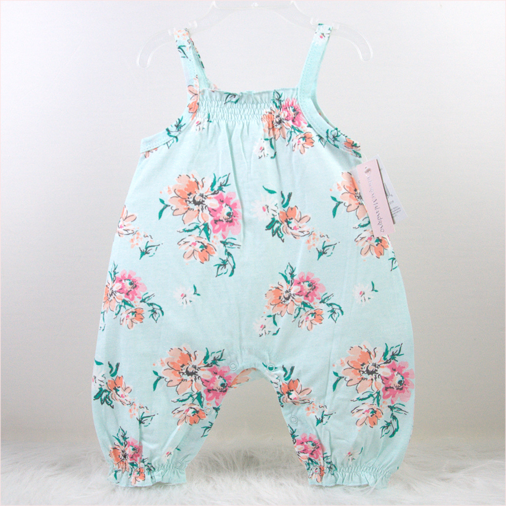 baby girl sleeveless romper infant summe...