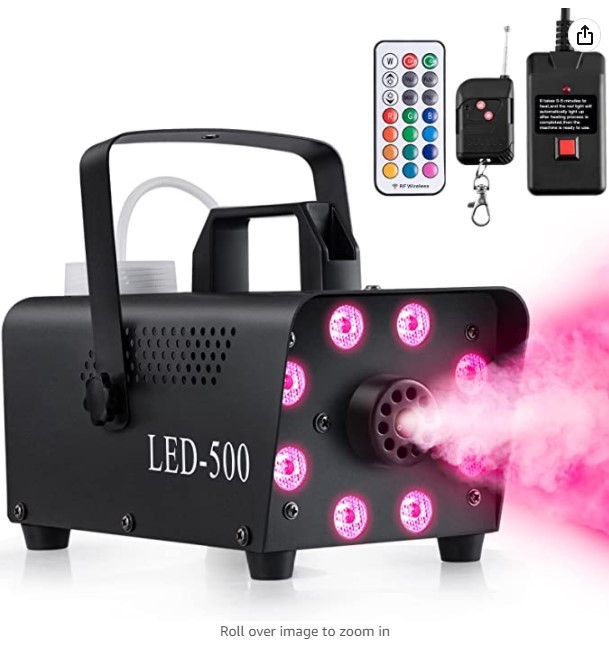 リモコン LED500W ステージスモークマシンハロウィンスモークマシンスプレーマシン 400 ワットスモークマトマイザー|undefined