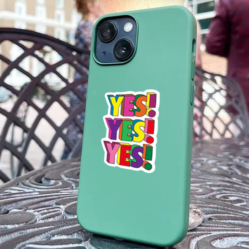 50 sheets of non-infringement motivational graffiti stickers, colorful, for luggage, guitar, notebooks, waterproof