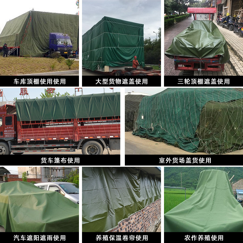 厚い防水防雨日焼け止めシリコンキャンバステント布耐摩耗性屋外防雨シート雨布蓬布|undefined