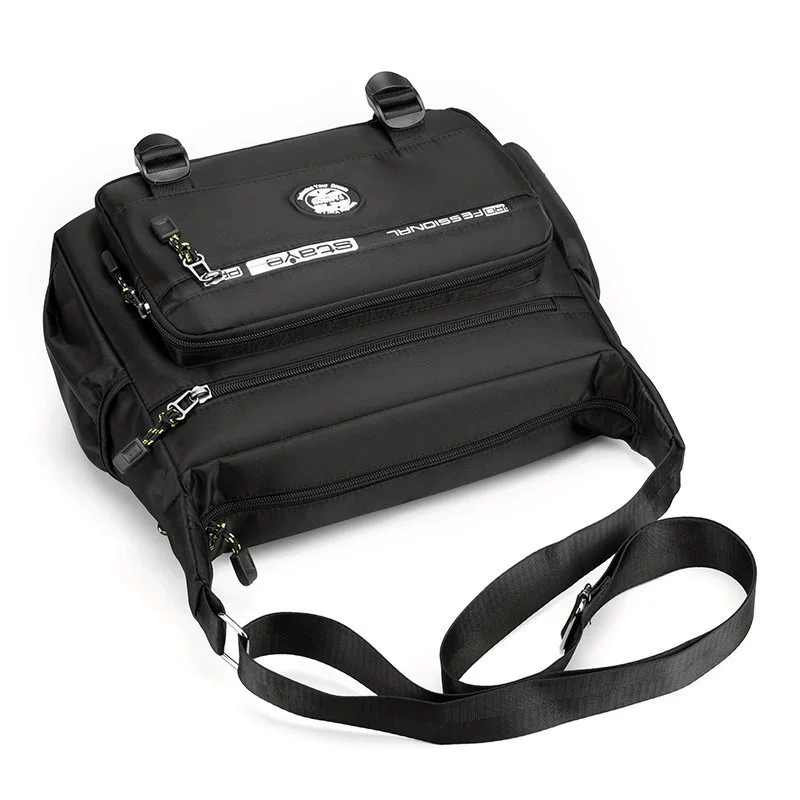 Capacious one-shoulder bag, men's shoulder bag, backpack for leisure