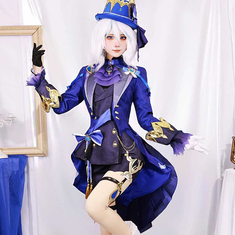 Wusu Yuanshen косплей Funna Wild Form Blackfu Game Anime Server Water Gods Godfalos cos service girl
