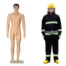 消防演练全身假人模特道具半身台展示架子施工警示模拟人