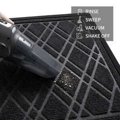 Cross-border Nordic style rubber entrance door floor mats, home entrance easy-care floor mats, commercial entry door sand scraping and dust removal mats
