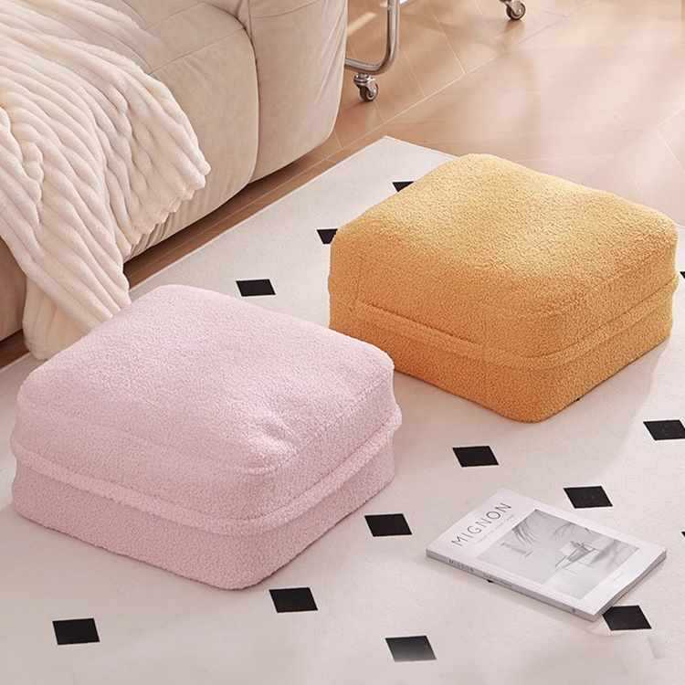 Small Stool for Home Use, Low Stool for Children, Bench for Long Sitting, Footstool for Legs, Sofa Stool for Living Room, Sitting Cushion, Floor Cushion