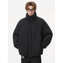 2025冬季新款痞帅羽绒服男士日系复古户外立领保暖加厚鸭绒面包服