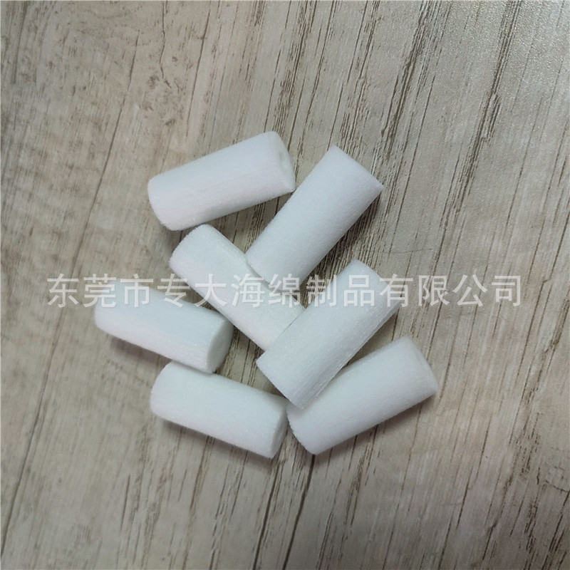 Factory Wholesale White 60ppi Fine Hole Medical Nasal Ointment Injection Filter Cotton Column Nostril Cleaning Sponge Stick